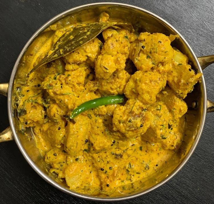 Tangy Curd Spiced Cauliflower (Masaledar Dahi Gobi) recipe