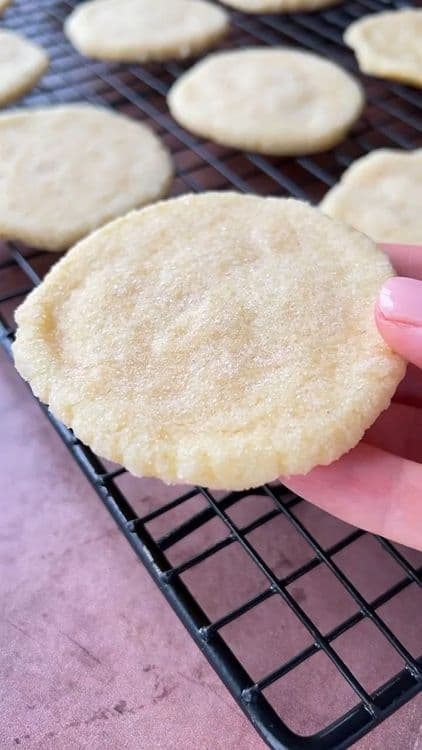 Three Ingredient Sugar Cookies recipe