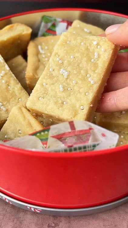 Five Ingredient Shortbread Cookies recipe