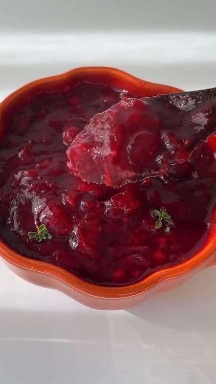 Homemade Cranberry Sauce recipe