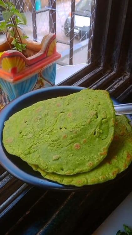 Spinach Oats Pancake recipe
