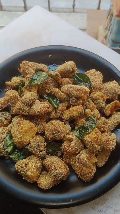 Mushroom Rava Fry recipe