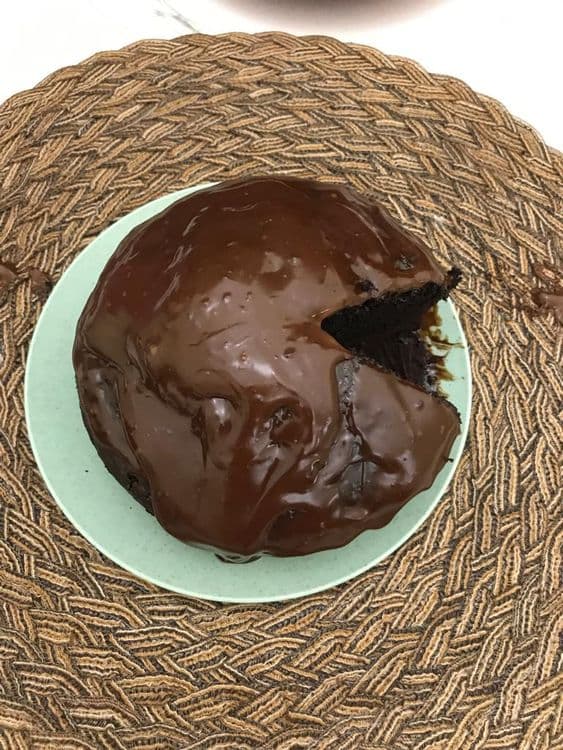 AIRFRYER CHOCOLATE CAKE recipe