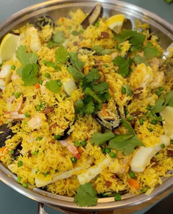 Paella (Seafood Rice Dish) recipe