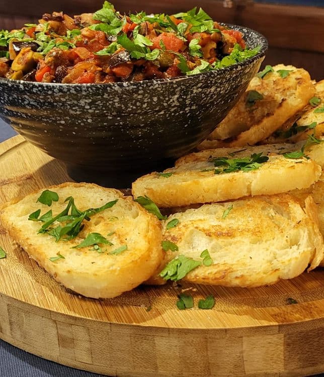 Caponata Bruschetta recipe