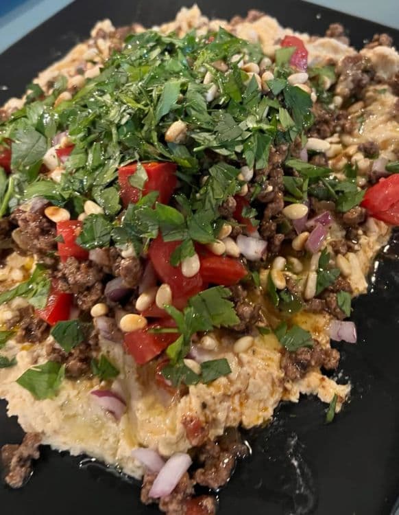 Layered Hummus Dip recipe