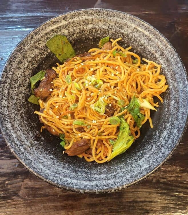 Crispy Beef Chow Mein recipe