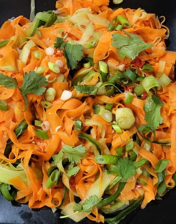 Korean Pickled Carrot & Cucumber Salad recipe