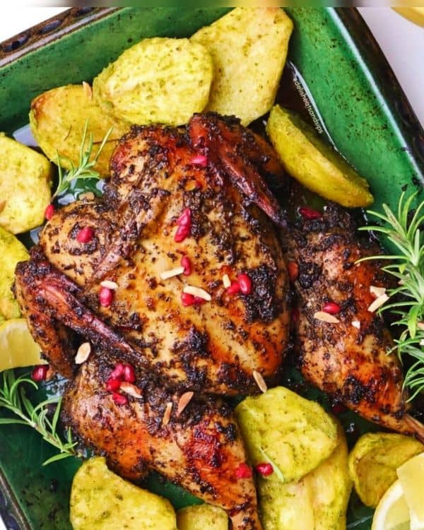 Mediterranean Herb Spatchcock Chicken recipe