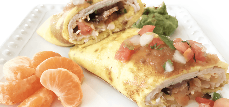 Egg and Turkey Breakfast Burrito recipe