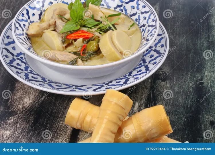 Bamboo Shoots with Coconut Milk recipe