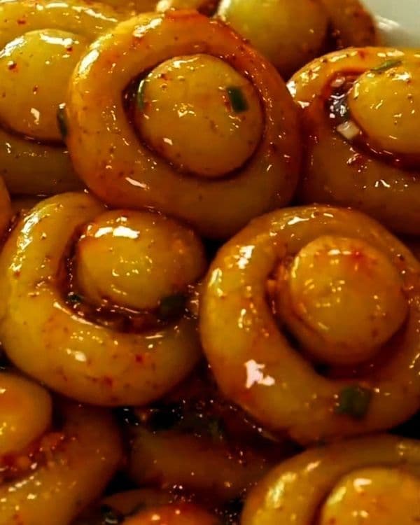 Chewy Garlic Bibim Potato recipe