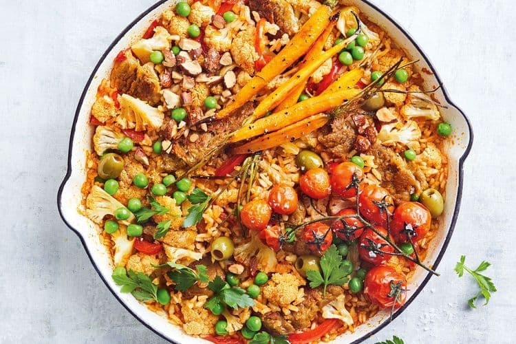 Easy Vegetarian Paella recipe
