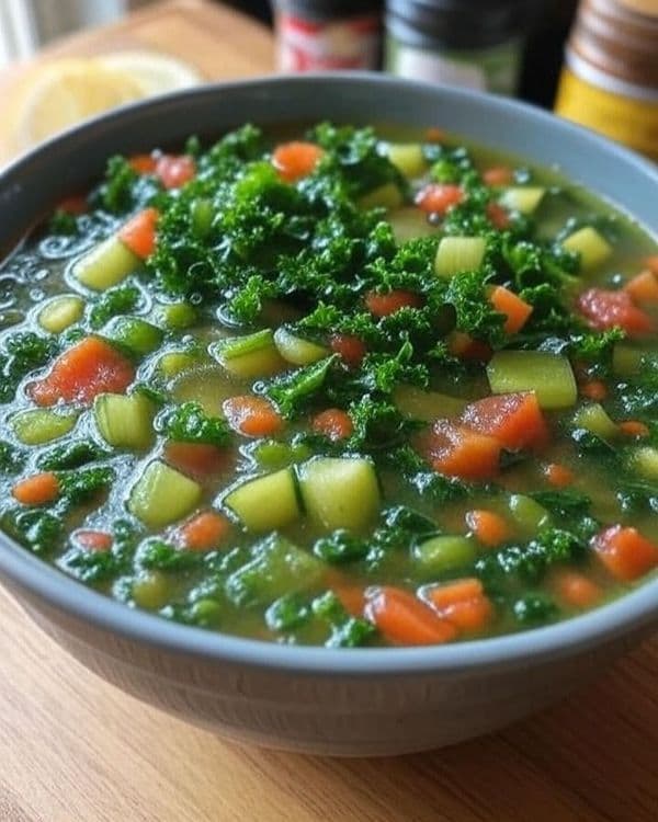 Low-Calorie Veggie Detox Soup recipe