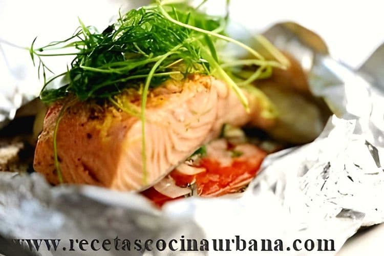 Salmon Papillote recipe