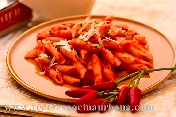 Pasta with Arrabiata Sauce recipe
