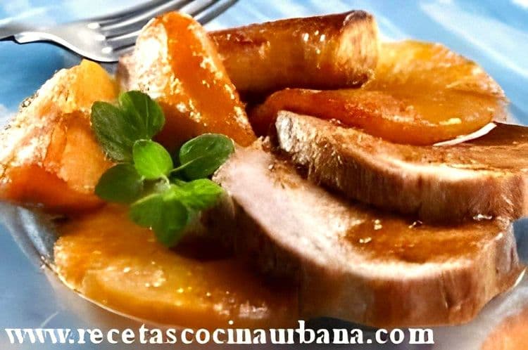 Pork Shoulder with Pineapple Sauce recipe