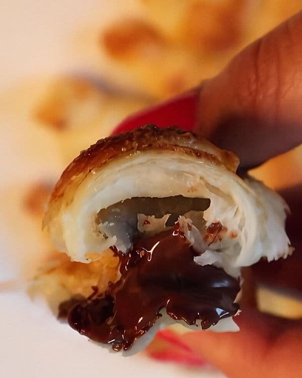 3 Ingredient Mini Chocolate Croissants recipe
