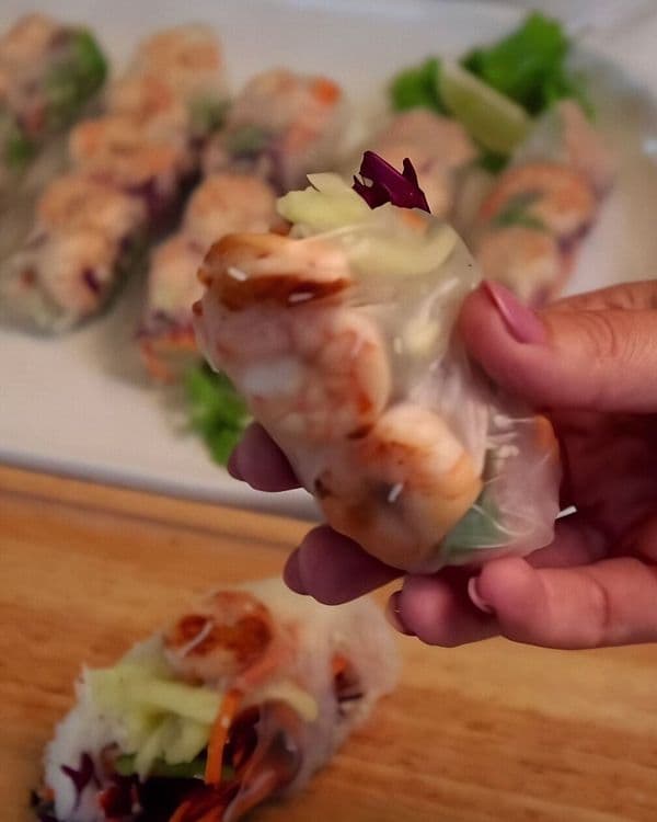 Vietnamese Inspired Spring Rolls recipe