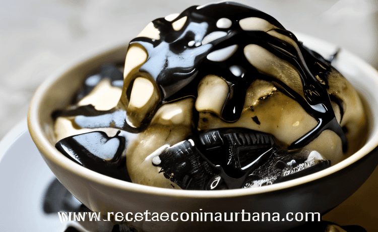 Chocolate Ice Cream with Cocoa Sauce recipe