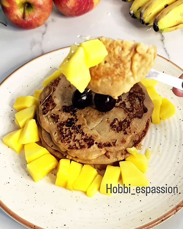 Gluten-Free Jowar Banana Pancakes recipe