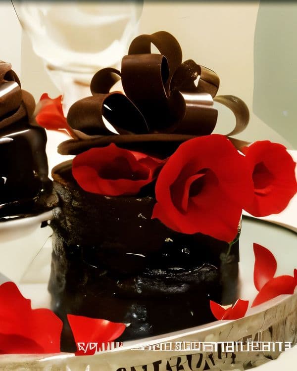 Chocolate Cake with Hearts recipe