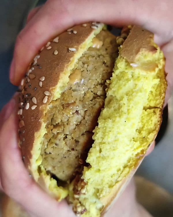 Easy Vegan Golden Burger Buns recipe