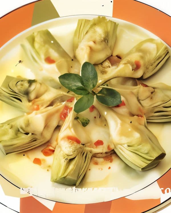Artichokes with Vinaigrette recipe