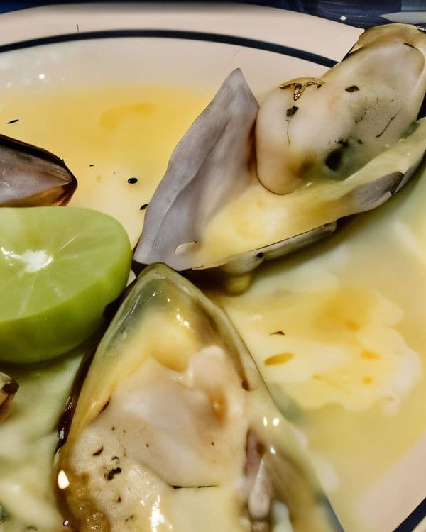 Baked Mussels with Gouda Cheese recipe