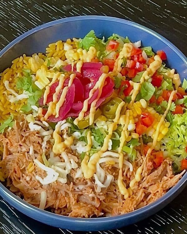 Easy Crockpot Carnitas Bowls recipe