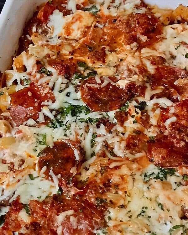 Hot Honey Meat Lovers Pasta recipe