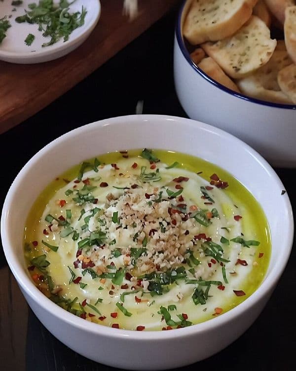 Hot Honey Whipped Ricotta recipe