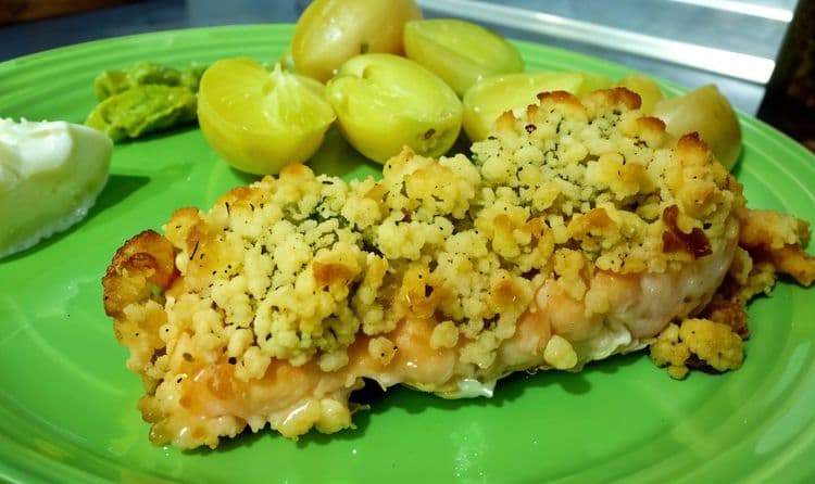Crispy Baked Salmon with Herbs and Lemon recipe