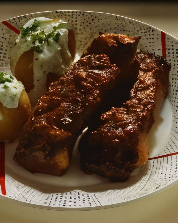 Baked Goat with Guajillo Chile Sauce recipe