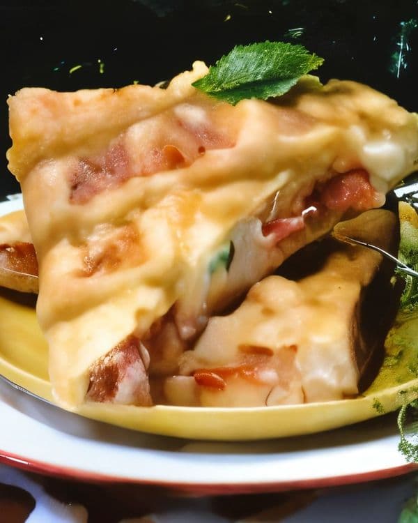 Leek and Ham Quiche recipe