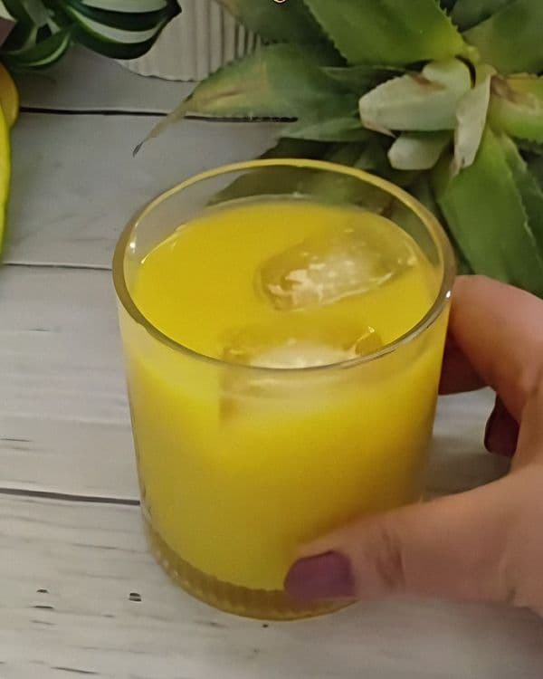 Tropical Bliss in a Glass – Mango Pineapple Mint Juice recipe