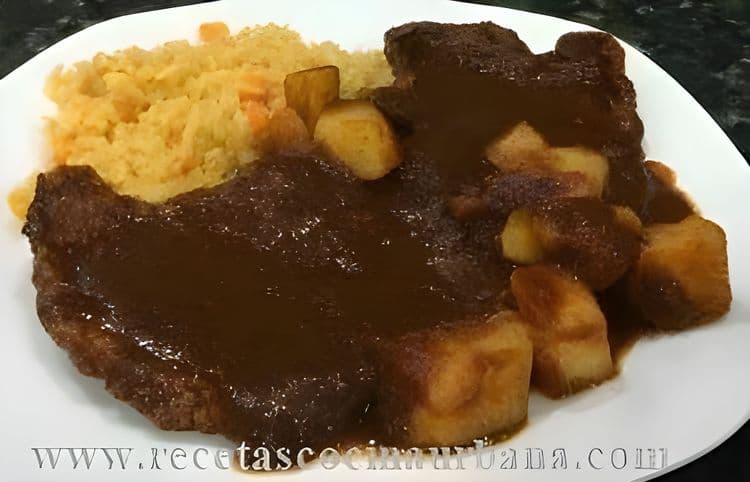 Steak in Chile Pasilla Sauce recipe