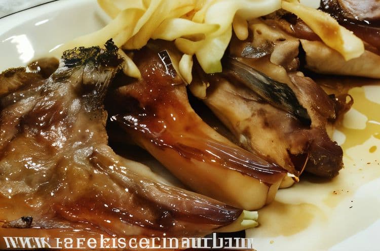 Pork Ribs with Thyme and Lemon Sauce recipe