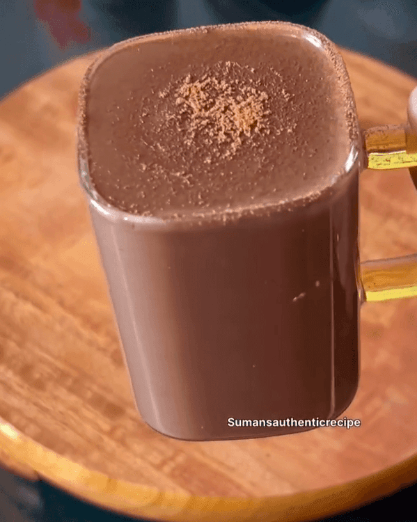 No Corn Flour No Sugar Healthy Hot Chocolate Drink recipe