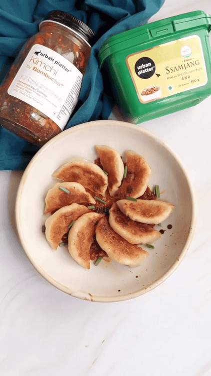 Kimchi Mandu recipe