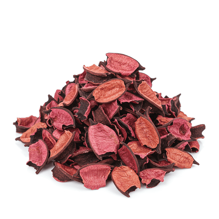 dried rose petals