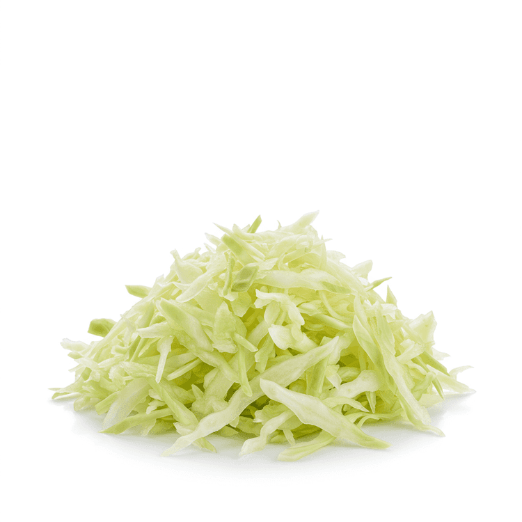 grated cabbage