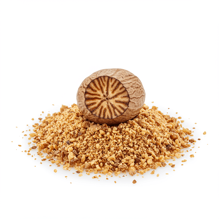 grated nutmeg