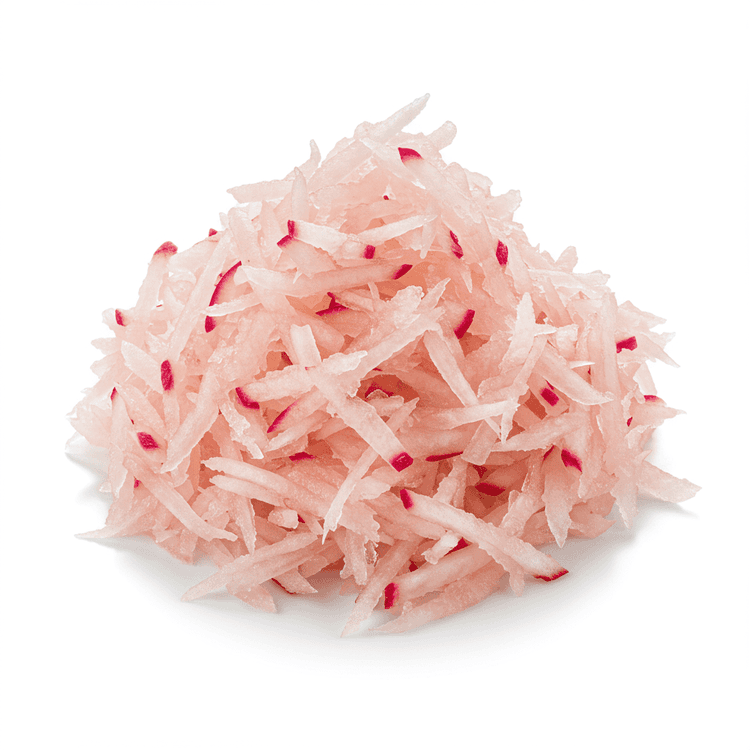 grated radish