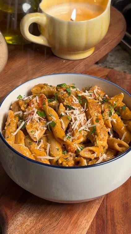 Kickin’ Cajun Chicken Pasta recipe