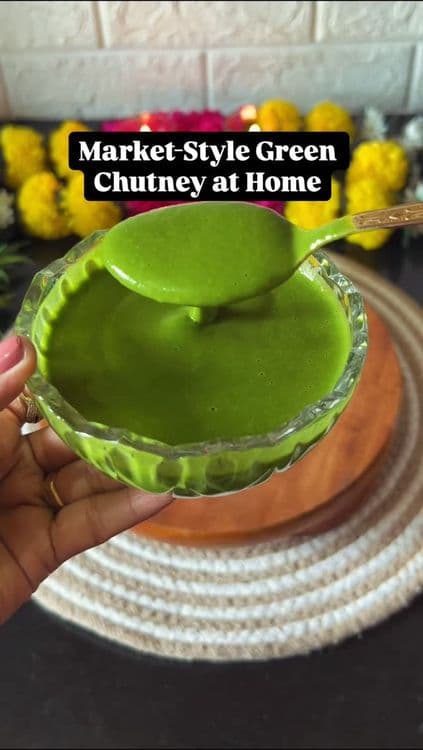 Market-Style Green Chutney at Home recipe