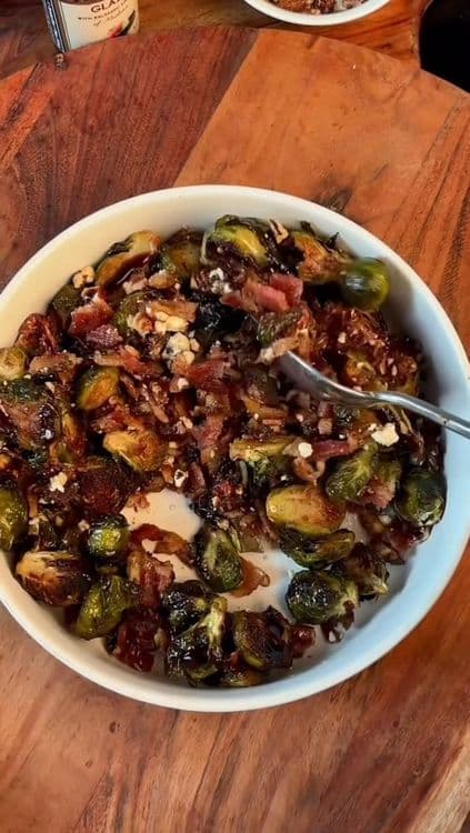 Crispy Harvest Brussels recipe