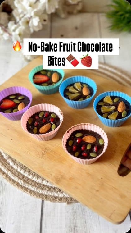 2-Ingredient Fruit Chocolate Bites recipe
