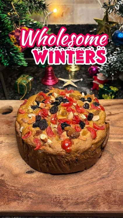 Guilt-free Plum Cake (No sugar & No maida) recipe