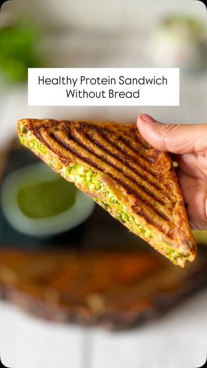 High-Protein Oats Sandwich recipe